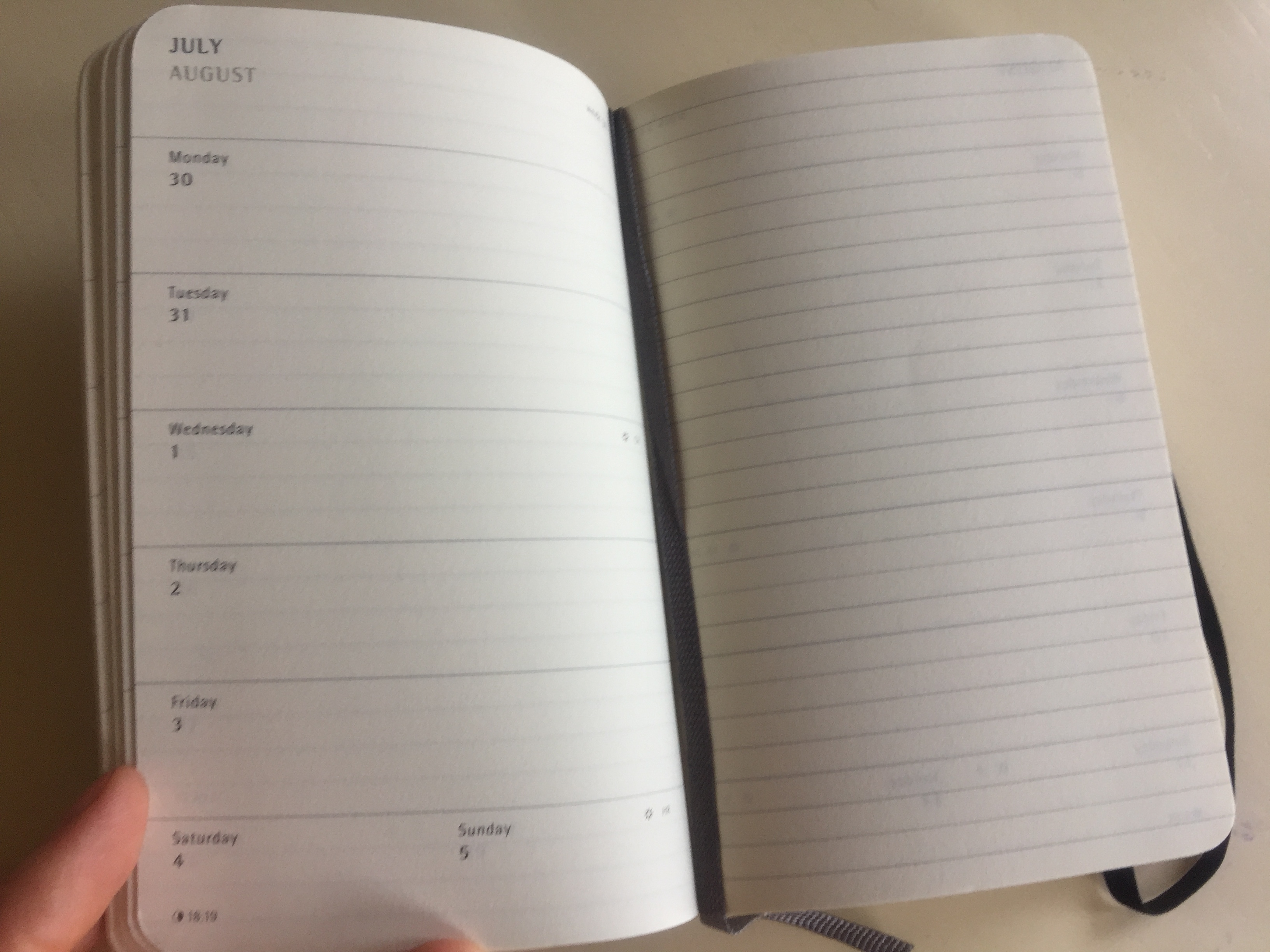 5 modi di usare la Moleskine settimanale con notebook - iniziaconP